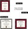 11x14 Diploma Frame with Red over Gold Mat or Display 15x18 Certificate without Mat,Solid Wood & UV Protection Acrylic,Glossy Black Finish with Gold Trim